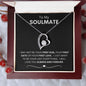 TO MY SOULMATE | FIRST KISS | FOREVER LOVE NECKLACE | VALENTINE'S DAY | GIFT FOR HER
