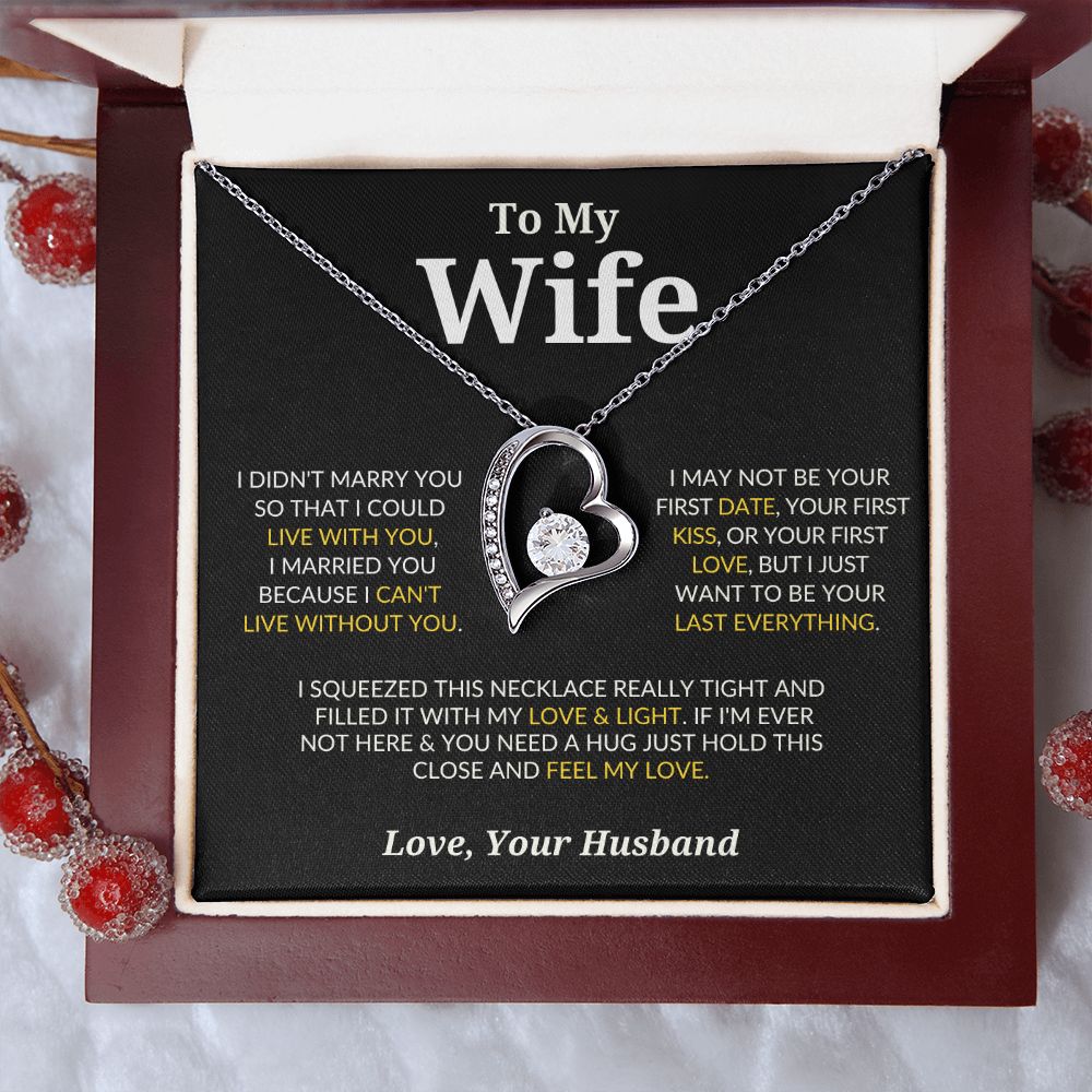 To My Wife | Forever Love Necklace | Gift for Her | Valentine's Day