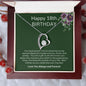 18th Birthday | Forever Love Necklace | 18th Birthday Gift | Gift for Her