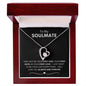 TO MY SOULMATE | FIRST KISS | FOREVER LOVE NECKLACE | VALENTINE'S DAY | GIFT FOR HER
