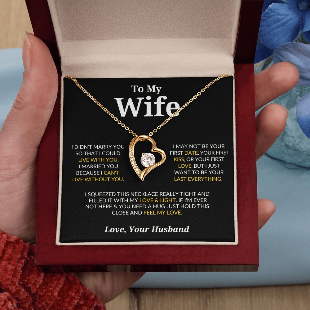 To My Wife | Forever Love Necklace | Gift for Her | Valentine's Day