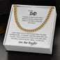 My Dad | How Far I Go in Life - Love Daughter | Cuban Link Chain Necklace