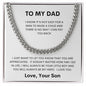MY DAD | HOW FAR I GO IN LIFE | CUBAN LINK CHAIN