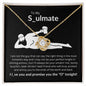 TO MY SOULMATE | HUMOR | LOVE KNOT NECKLACE | GIFT FOR HER | VALENTINE'S DAY