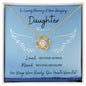 Loss of Daughter Gift Necklace | Sympathy Loss of Daughter | Love Knot Necklace | Her Wings Were Ready