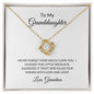 Granddaughter Necklace |  Love Knot Necklace | Love and Light