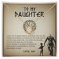 My Daughter | You Either Win Or Learn - Love Knot Necklace