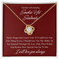 To My Stunning Smokin' Hot Soulmate | Love Knot Necklace | Gift for Her | Gift for Wife | Valentine's Day