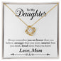 My Daughter | Braver Stronger Smarter - Love Knot Necklace