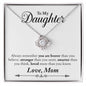 My Daughter | Braver Stronger Smarter - Love Knot Necklace