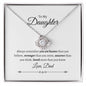My Daughter | Braver, Stronger, Smarter - Love Knot Necklace