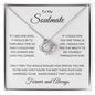 My Soulmate | Love Knot Necklace | See Yourself Through My Eyes | Gift for Her | Gift for Wife | Valentine's Day