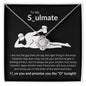 TO MY SOULMATE | HUMOR | LOVE KNOT NECKLACE | GIFT FOR HER | VALENTINE'S DAY