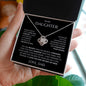 DAUGHTER | LOVE KNOT NECKLACE | LOVE YOU FOR THE REST OF MINE | GIFT FOR HER