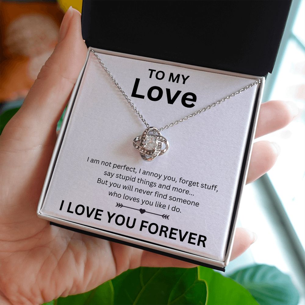 My Love | Love Knot | Gifts for Her | Valentine's