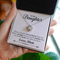 My Daughter | Braver Stronger Smarter - Love Knot Necklace