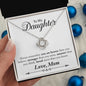 My Daughter | Braver Stronger Smarter - Love Knot Necklace