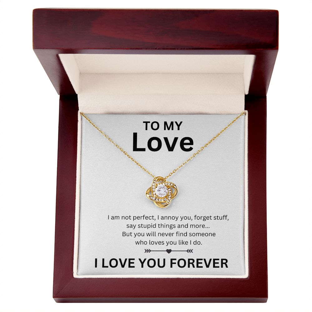 My Love | Love Knot | Gifts for Her | Valentine's