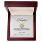My Daughter | Braver, Stronger, Smarter - Love Knot Necklace