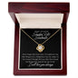To My Stunning Smokin' Hot Soulmate | Love Knot Necklace | Gift for Her | Gift for Wife | Valentine's Day