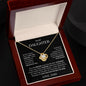 DAUGHTER | LOVE KNOT NECKLACE | LOVE YOU FOR THE REST OF MINE | GIFT FOR HER