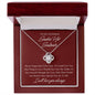 To My Stunning Smokin' Hot Soulmate | Love Knot Necklace | Gift for Her | Gift for Wife | Valentine's Day