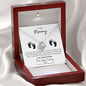 To My Mommy | Love Knot Necklace | Perfect Gift for Mother's Day | Gift for Mom to be | Baby Shower