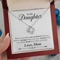 My Daughter | Braver Stronger Smarter - Love Knot Necklace