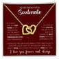 My Beautiful Soulmate | Love & Light - Interlocking Hearts Necklace
