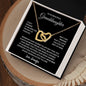 My Beautiful Granddaughter | Interlocking Hearts Necklace | I can't promise to be here | Granddaugther Gift | Birthday | Graduation