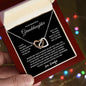 My Beautiful Granddaughter | Interlocking Hearts Necklace | I can't promise to be here | Granddaugther Gift | Birthday | Graduation