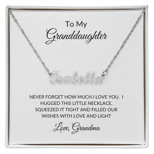 My Granddaughter | Love and Light - Custom Necklace