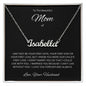 Beautiful Mom | Personalized Name Necklace | First Love | Gift for Her