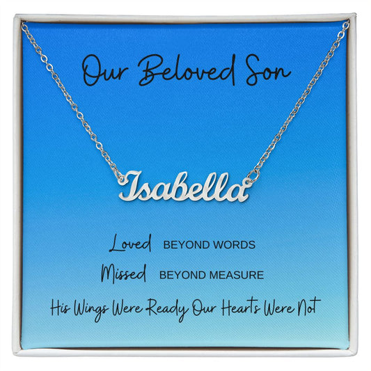 Our Beloved Son | Sympathy | Bereavement Gift for Wife | Loss of son