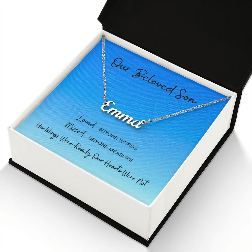 Our Beloved Son | Sympathy | Bereavement Gift for Wife | Loss of son