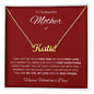 Beautiful Mother | Wife Gift | Personalized Name Necklace | Custom Name Necklace | Valentine's Gift