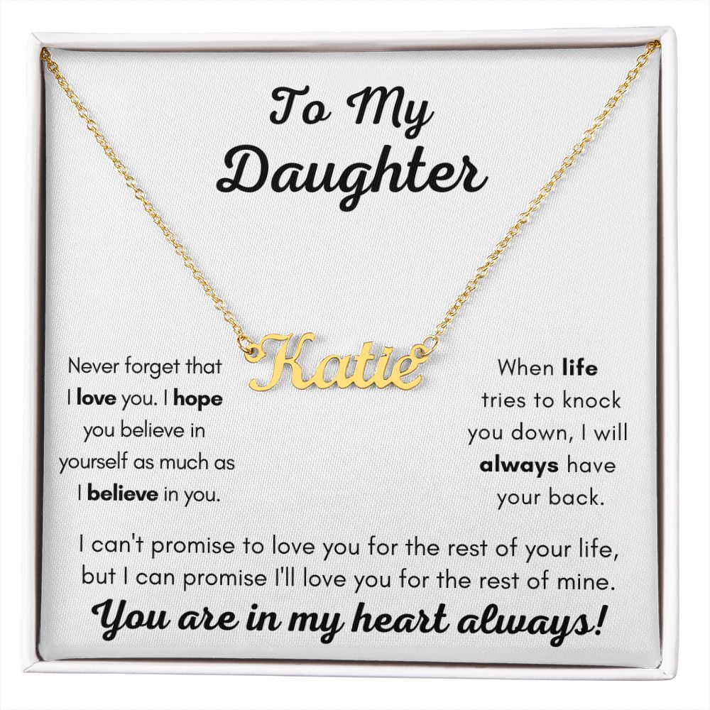 My Daughter | Pesonal Name | Never Forget | Valentine's
