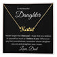 My Beautiful Daughter | Personal Name Necklace w/MC | Gift for Her | Valentine's