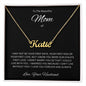 Beautiful Mom | Personalized Name Necklace | First Love | Gift for Her