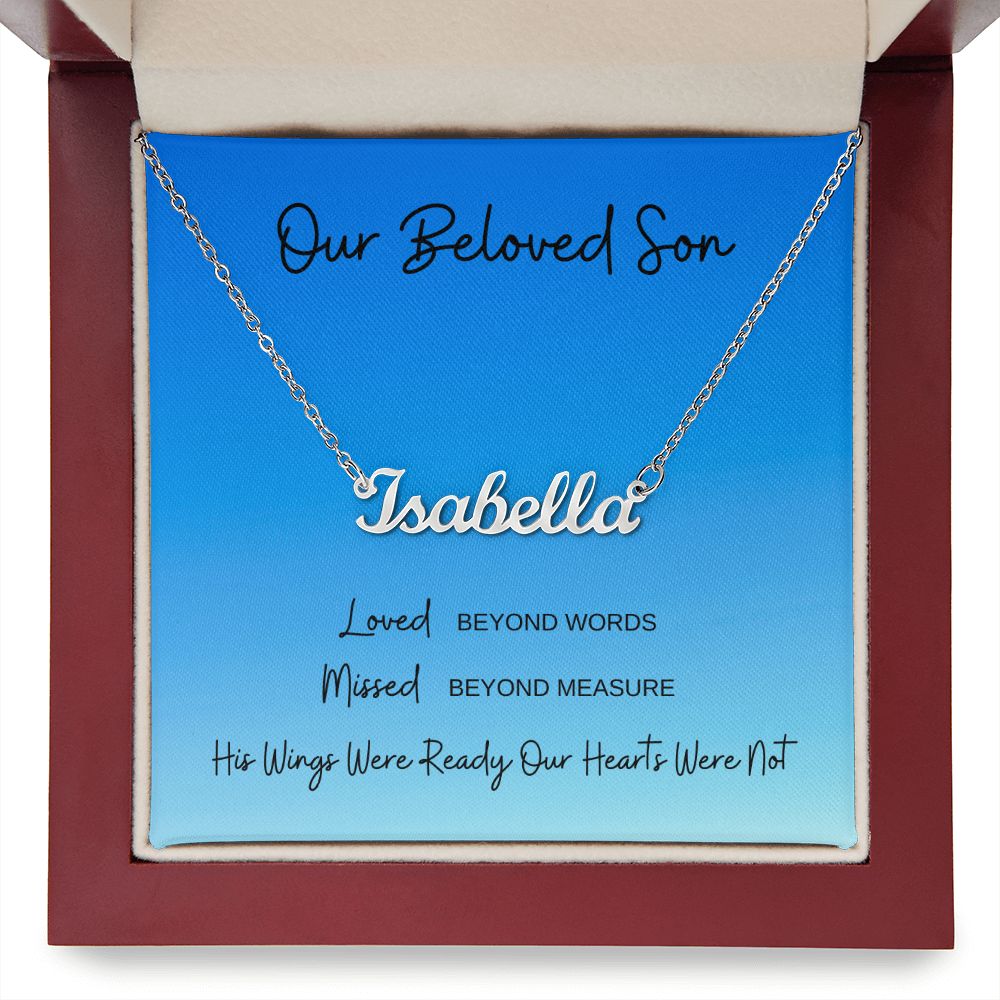 Our Beloved Son | Sympathy | Bereavement Gift for Wife | Loss of son
