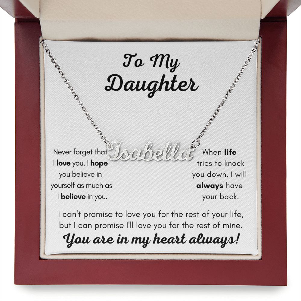 My Daughter | Pesonal Name | Never Forget | Valentine's