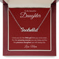 My Beautiful Daughter - Personalized Name Necklace w/MC - Love Mom