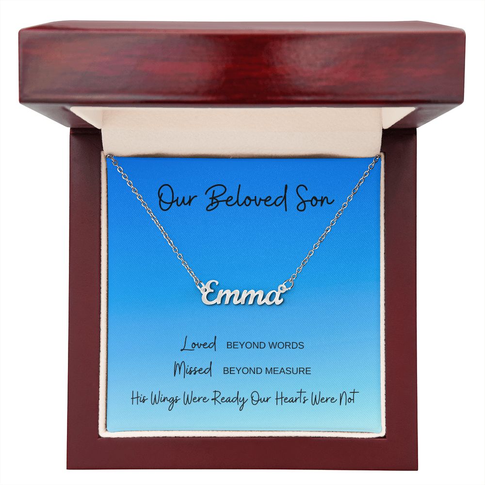 Our Beloved Son | Sympathy | Bereavement Gift for Wife | Loss of son