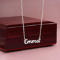 My Beautiful Daughter - Personalized Name Necklace w/MC - Love Mom