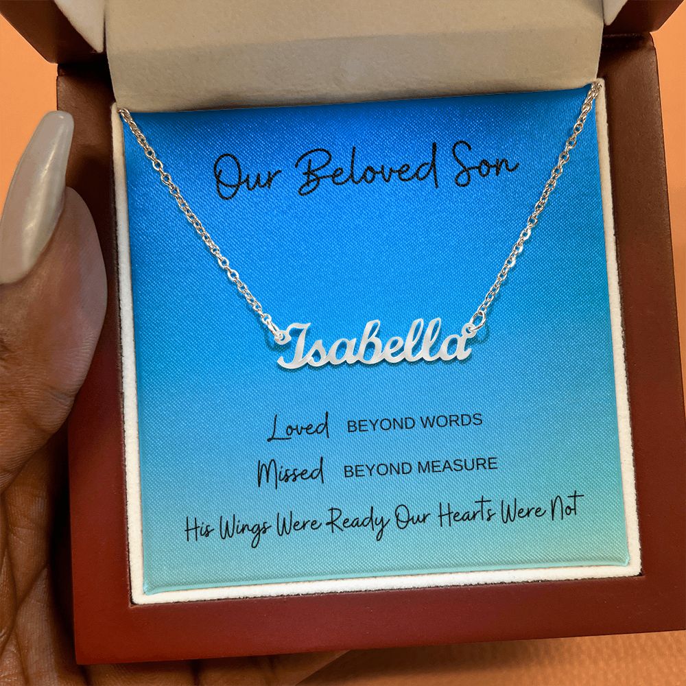 Our Beloved Son | Sympathy | Bereavement Gift for Wife | Loss of son