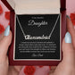 To My Daughter | Personalized Name Necklace | Gift for Her | Valentine's Day