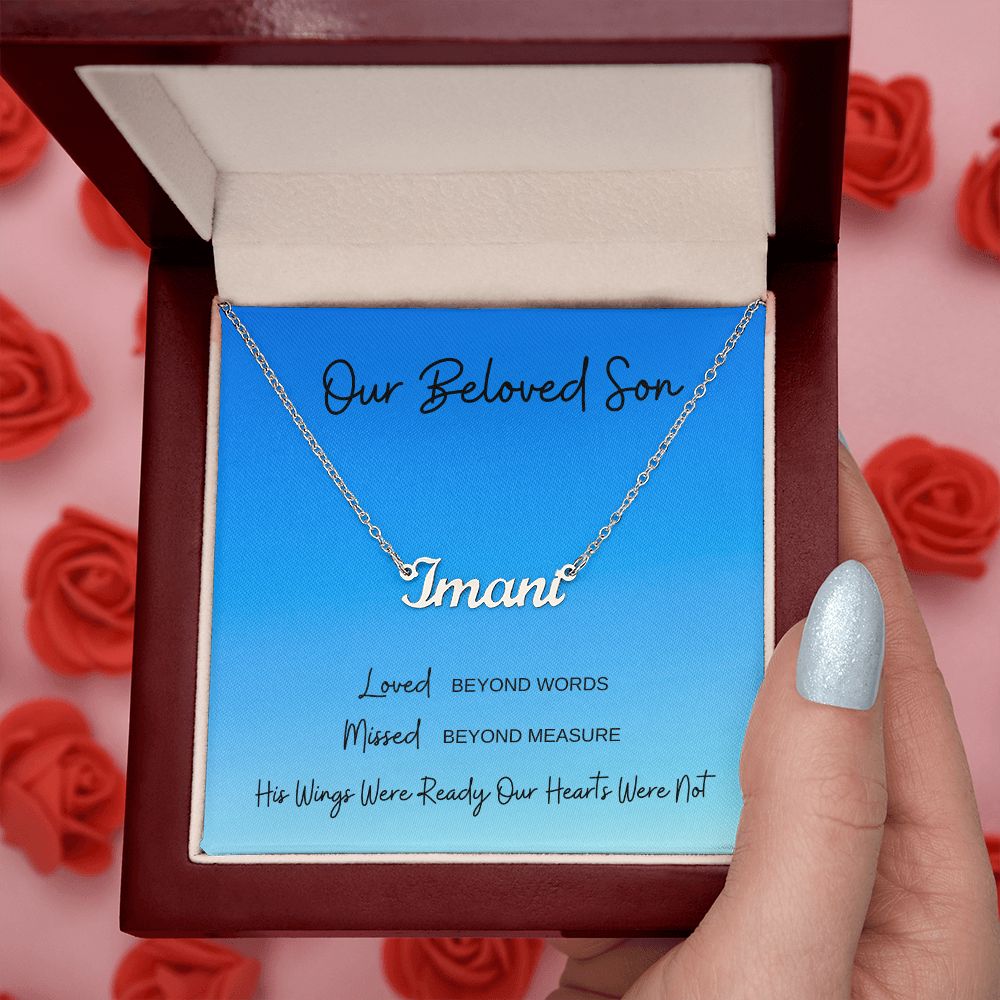Our Beloved Son | Sympathy | Bereavement Gift for Wife | Loss of son