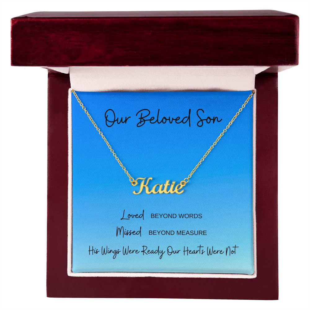 Our Beloved Son | Sympathy | Bereavement Gift for Wife | Loss of son