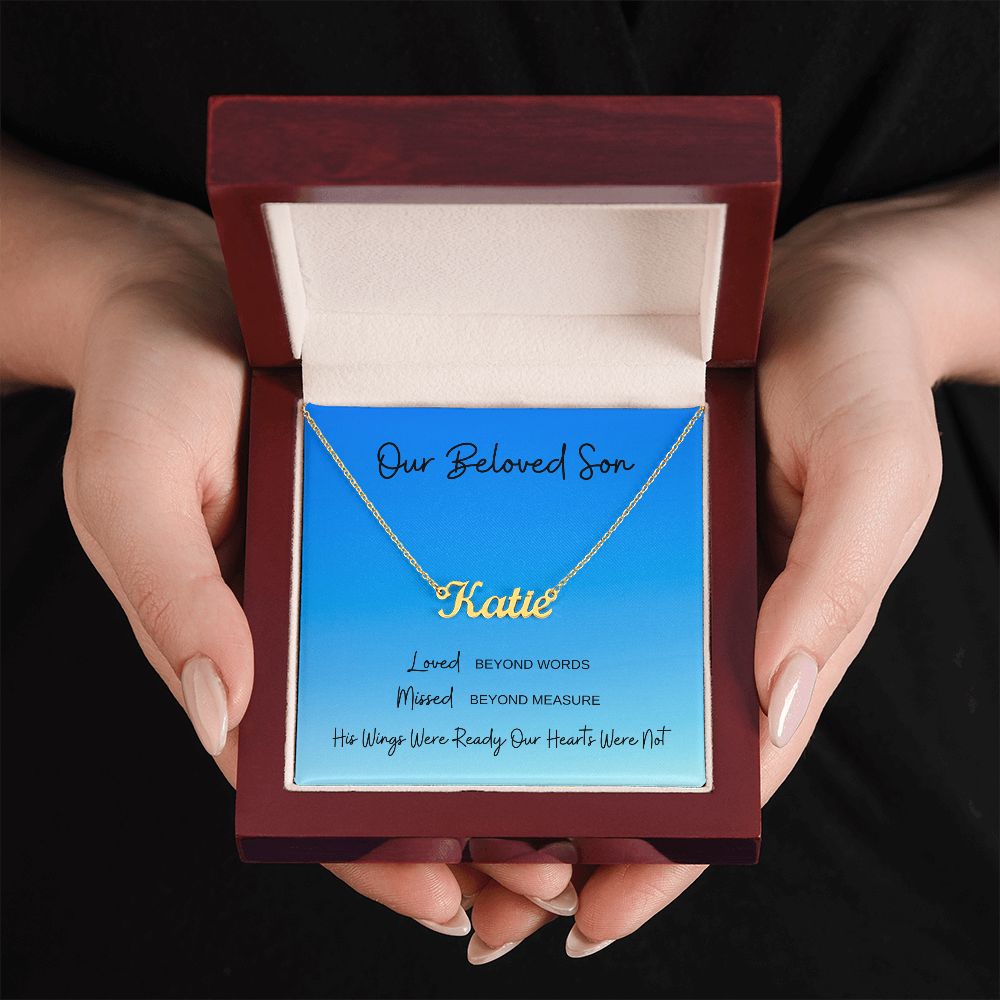 Our Beloved Son | Sympathy | Bereavement Gift for Wife | Loss of son