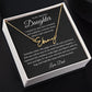 To My Daughter | Signature Name Necklace | Personalized Name Necklace | Gift for Daugther | Birthday | Graduation